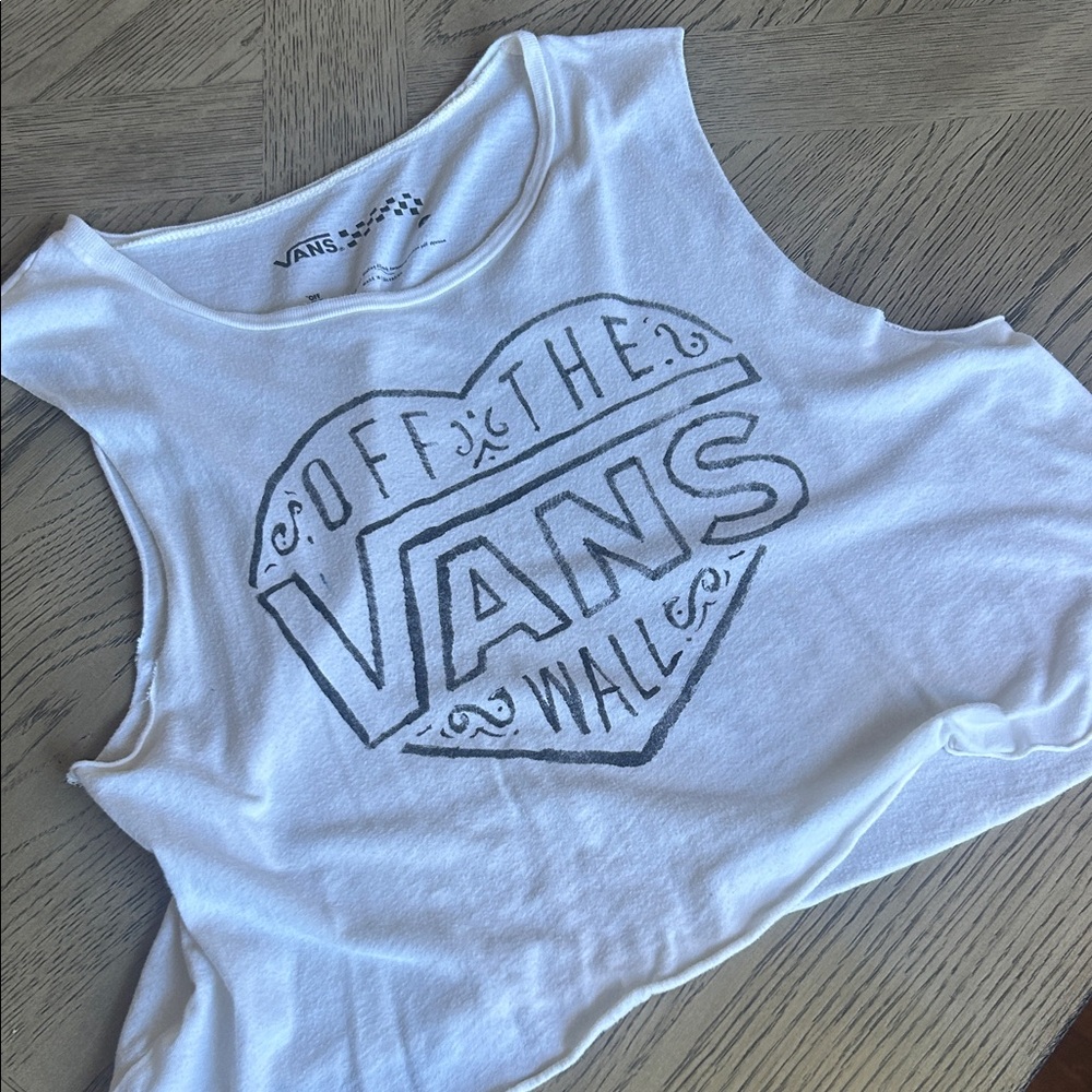 Vans Sleeveless Graphic Crop Top